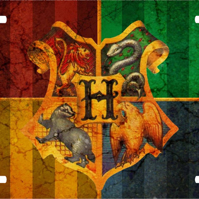 Harry potter house shields crests vanity license plate