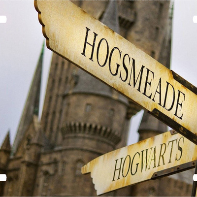 Harry potter hogsmeade howarts vanity license plate