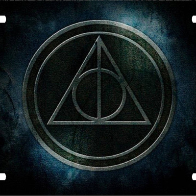 Harry potter deathly hollows vanity license plate