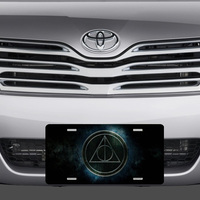 Harry Potter Deathly Hollows Vanity License Plate - Thumbnail 1