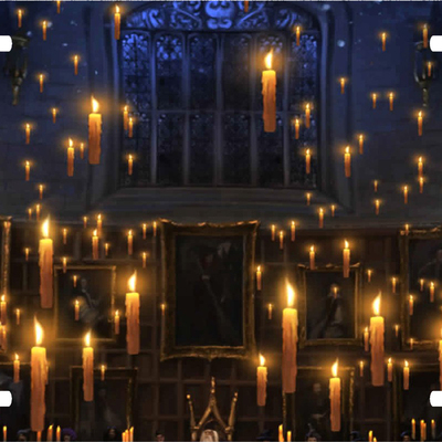 Harry potter floating candles vanity license plate