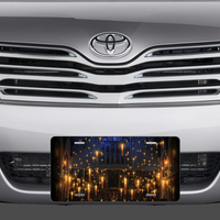 Harry Potter Floating Candles Vanity License Plate - Thumbnail 1