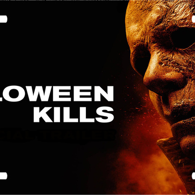 Halloween michael myers horror vanity license plate