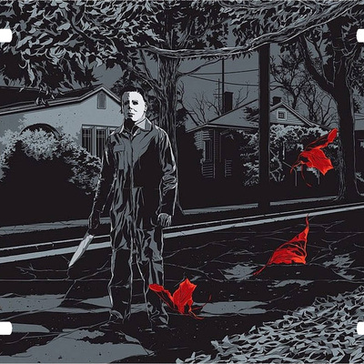 Halloween michael myers horror vanity license plate