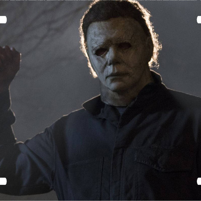 Halloween michael myers horror vanity license plate