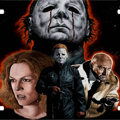 Halloween michael myers horror vanity license plate