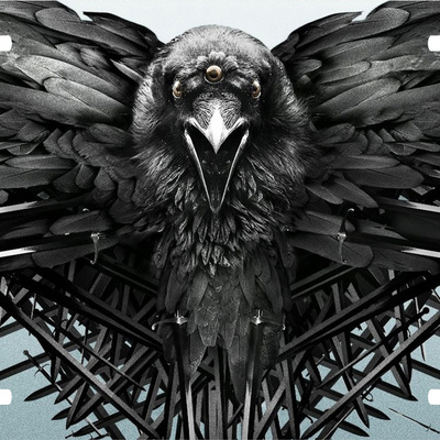 Game of thrones raven vanity license plate