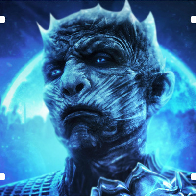 Game of thrones white walker night king vanity license plate