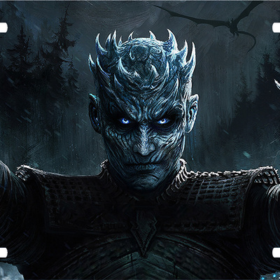 Game of thrones white walker night king vanity license plate