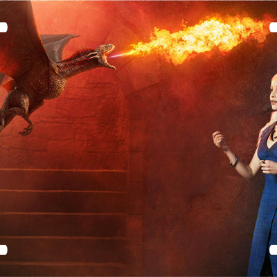 Game of thrones khaleesi dragon vanity license plate