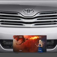 Game of Thrones Khaleesi Dragon Vanity License Plate - Thumbnail 1