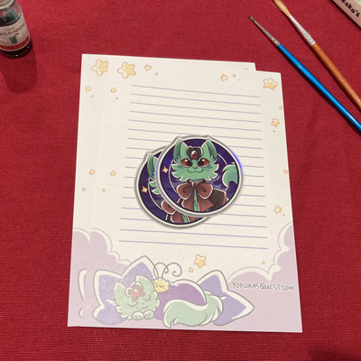Mega sale!! yokoka's quest - mail club vinyl stickers & stationery