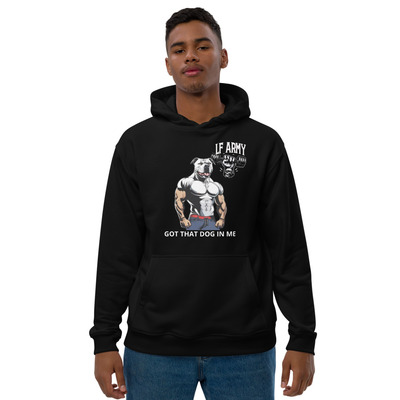 "got that dog in me" premium eco hoodie