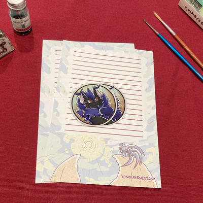 Mega sale!! yokoka's quest - mail club vinyl stickers & stationery