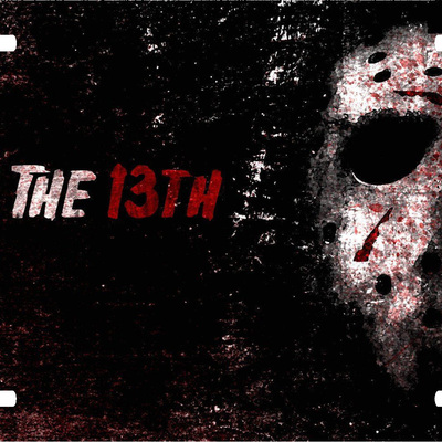 Friday the 13th jason voorhees mask vanity license plate