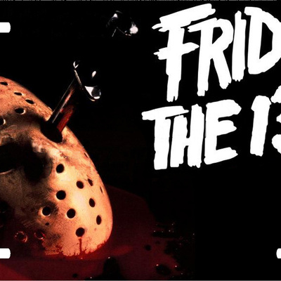Friday the 13th jason voorhees mask vanity license plate