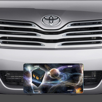 Doctor Who Tardis Space Vanity License Plate Auto - Thumbnail 1