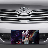 Doctor Who Weeping Angel Vanity License Plate Auto - Thumbnail 1