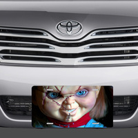 Child's Play Chucky Closeup Vanity License Plate - Thumbnail 1