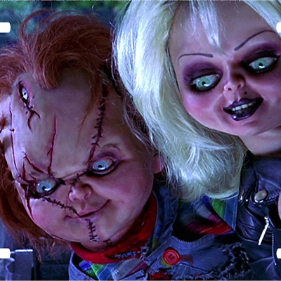 Child's play chucky tiffany vanity license pate