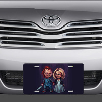 Child's Play Chucky Tiffany Vanity License Plate - Thumbnail 1