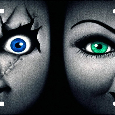 Child's play chucky tiffany vanity license plate