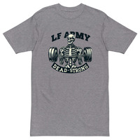 "LF Army: DeadLIFT Defiance" Mens premium heavyweight tee - Thumbnail 1