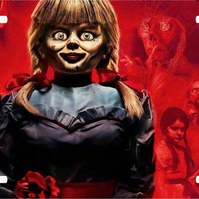 Annabelle doll horror vanity license plate
