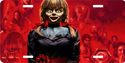 Annabelle Doll Horror Vanity License PLate