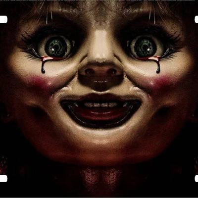 Annabelle doll horror vanity license plate