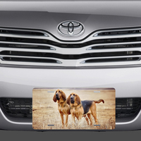Bloodhound Vanity License Plate - Thumbnail 1