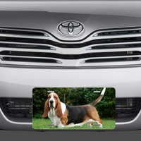 Bassett Hound Vanity License Plate - Thumbnail 1
