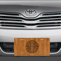 Starbucks Engraved Look Vanity License Plate - Thumbnail 1
