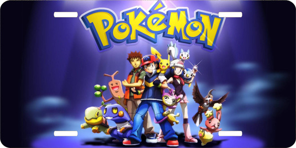 Pokemon Title Screen Vanity License Plate