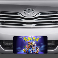 Pokemon Title Screen Vanity License Plate - Thumbnail 1