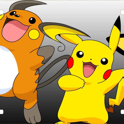 Pokemon pickachu evolution vanity license plate