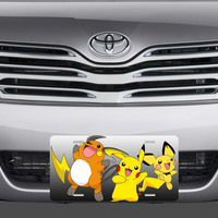 Pokemon Pickachu Evolution Vanity License Plate - Thumbnail 1
