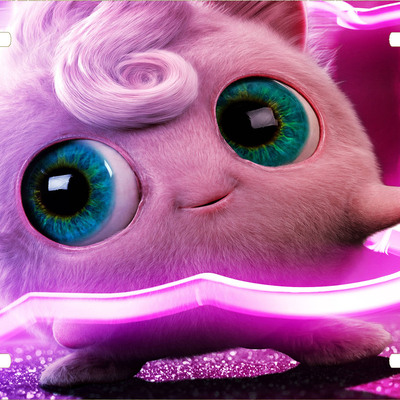 Pokemon jigglypuff vanity license plate auto