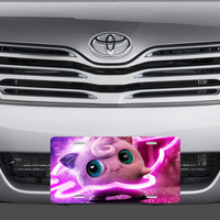 Pokemon Jigglypuff Vanity License Plate Auto - Thumbnail 1