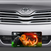Pokemon Charmander Vanity License Plate Auto Truck - Thumbnail 1