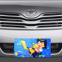 Pokemon Pikachu Ash Confetti Vanity License Plate - Thumbnail 1