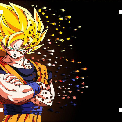 Dragonball z goku disintigration vanity license plate