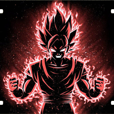 Dragonball z goku vanity license plate