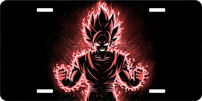 Dragonball Z Goku Vanity License PLate