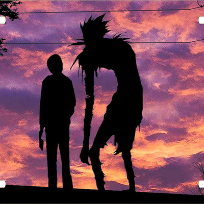 Death note streets vanity license plate