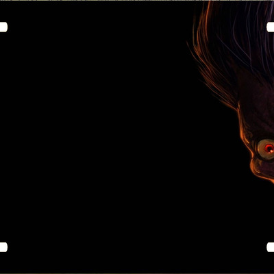 Death note ryuk anime vanity license plate