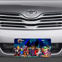 Disney Animated Villains Hook Scar Ursula Maleficent Jafar Vanity License Plate - Thumbnail 1