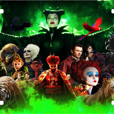 Disney live action villains cruella maleficent queen hearts vanity license plate