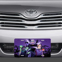 Disney Evil Queen Ursula Maleficent Villain Vanity License PLate - Thumbnail 1