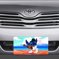 Disney Stitch Elvis Presley License Plate Auto Truck - Thumbnail 1